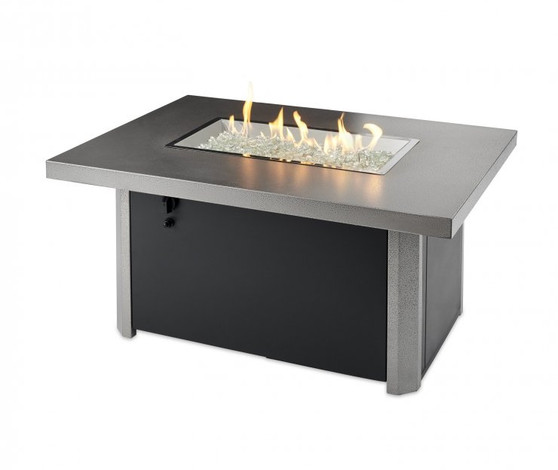 Outdoor GreatRoom Caden Rectangular Gas Fire Pit Table