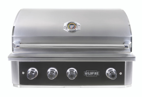 Wildfire Ranch Pro 36" Gas Grill, Black 304 SS, NG