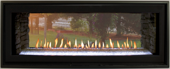 WMH Boulevard 48" See Through Linear Direct Vent Gas Fireplace, LP
