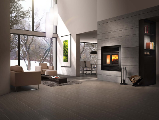 Valcout FP2 Beaumont Wood Fireplace w/ Folding Doors