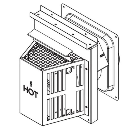 HHT SLP Horizontal High Wind Cap - SLP-HHW2