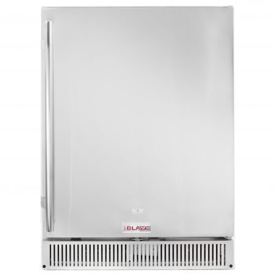 Blaze Outdoor Rated Stainless 24" Refrigerator 5.2 CU - BLZ-SSRF-50DH
