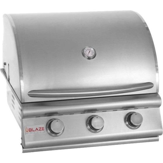 Blaze Prelude LBM 25" 3 Burner Built-In Gas Grill, Natural Gas- BLZ-3LBM-NG