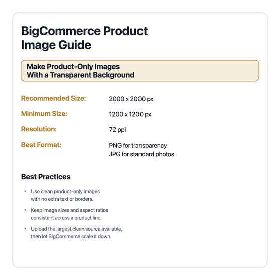 BigCommerce Template for Products - SEO