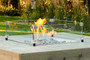 Outdoor Great Room Axel Square Gas Fire Pit Table