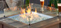 Outdoor Great Room Vintage Square Gas Fire Pit Table