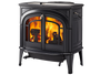 Vermont Casting Dauntless Flex Burn Wood Stove, Classic Black