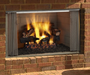 Majestic Villawood 36" Outdoor Wood Fireplace, Herringbone Brick