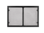 Majestic Grand Vista Cabinet Style Mesh Doors SB80- Black