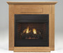 Monessen 24" Basic Wall Cabinet with Hearth, Unfinished Oak