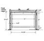 Monessen Solstice 33" Vent Free Insert, Millivolt, LP