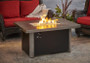 Outdoor GreatRoom Caden Rectangular Gas Fire Pit Table