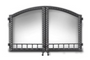 Napoleon Arched Double Door, Wrought Iron - H335-1WI