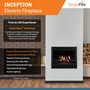 Simplifire Inception 36" Electric Fireplace - SF-INC36