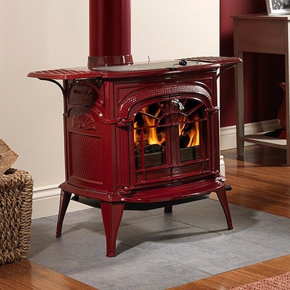 Vermont Casting Intrepid DV Gas Stove, Bordeaux Enamel