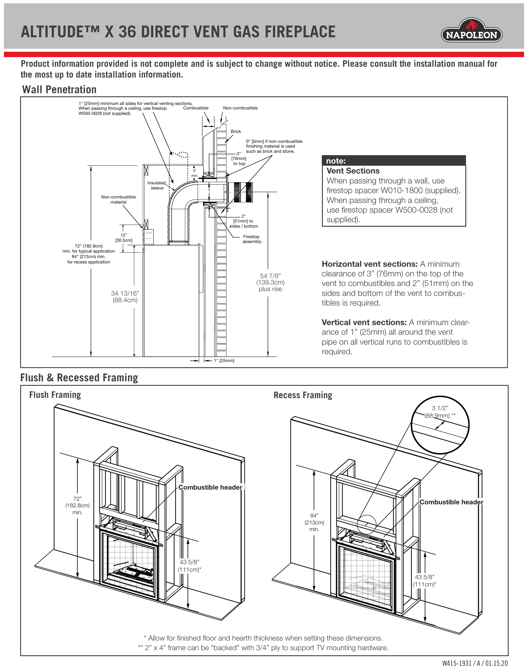 AX36NTE Spec Sheet