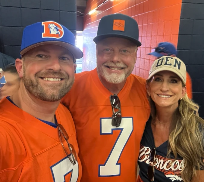 Bob of Flatirons Fire with family at an event