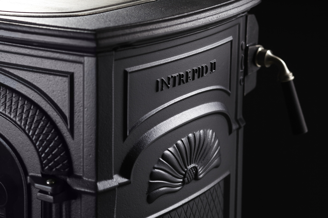 Vermont Casting Intrepid Wood Stove, Classic Black