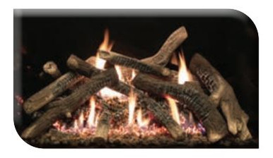 Empire Log Set, Driftwood 11 Logs