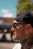Flight Eyewear Apex Sunglasses - Blue Frames/ Polarized Brown Lenses