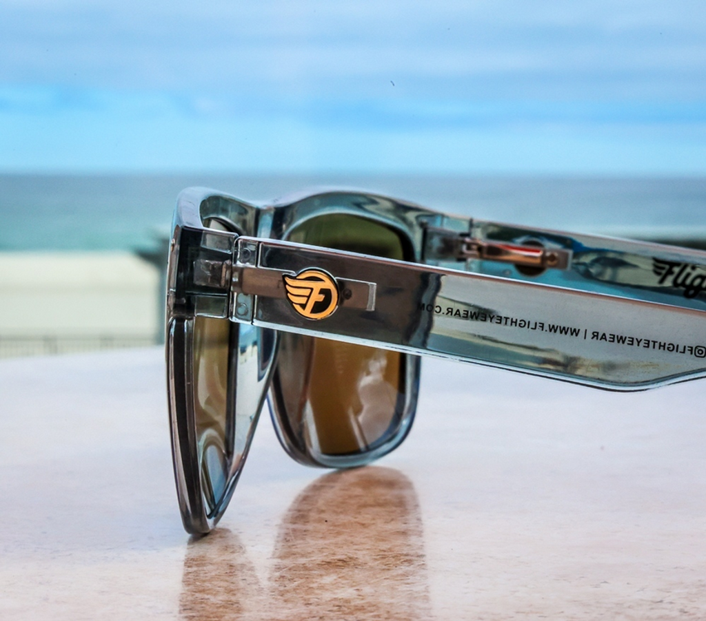 Harley-Davidson® Men's Geometric Plastic Sunglasses, Crystal Frame/Smoke  Lenses - Wisconsin Harley-Davidson