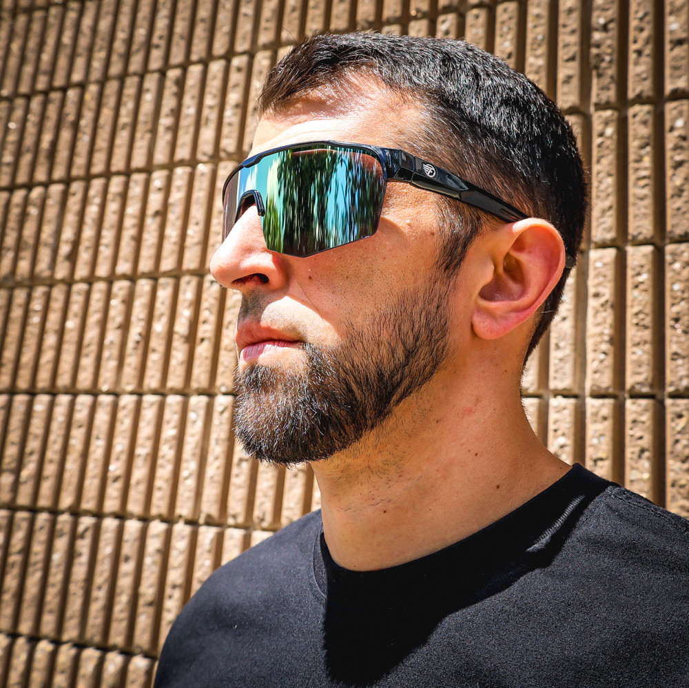 Flight Eyewear Accelerator Sport Sunglasses - Gold Lenses