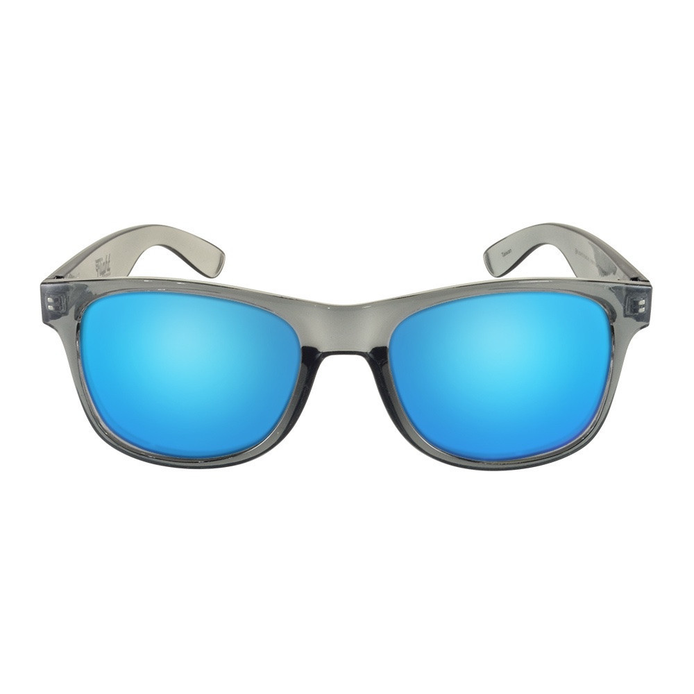 Flight Eyewear Elwood Classic Sunglasses - Grey Frames/ Blue Lenses