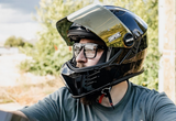 Flight's Benny & Elwood Clear Lens Motorcycle Sunglasses