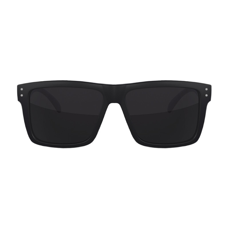 Flight Eyewear Benny V2 Sunglasses- Black Frames/ Smoke Lenses