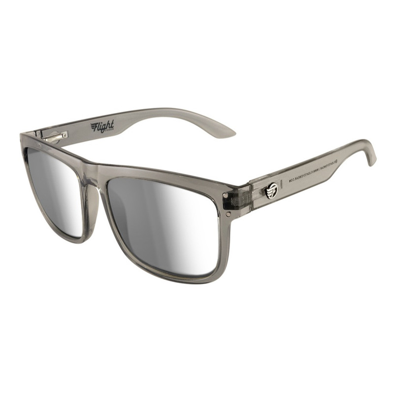 Flight Eyewear Benny V2 Square Sunglasses - Gray Frames/ Transition Lens