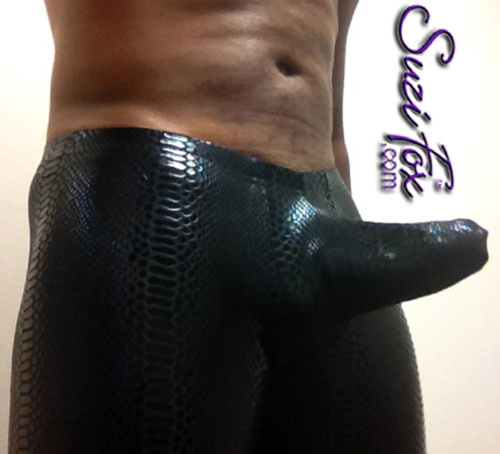 Thruster pouch front pants custom made by Suzi Fox