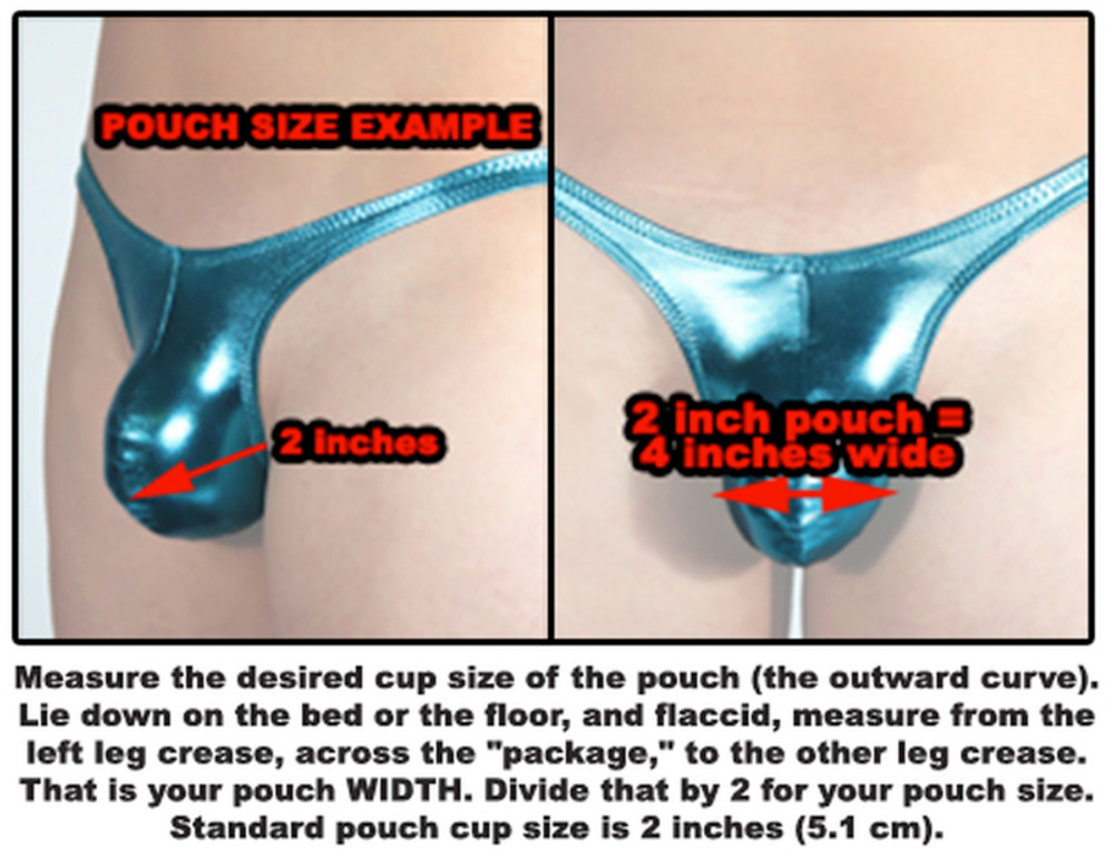 How to measure pouch size