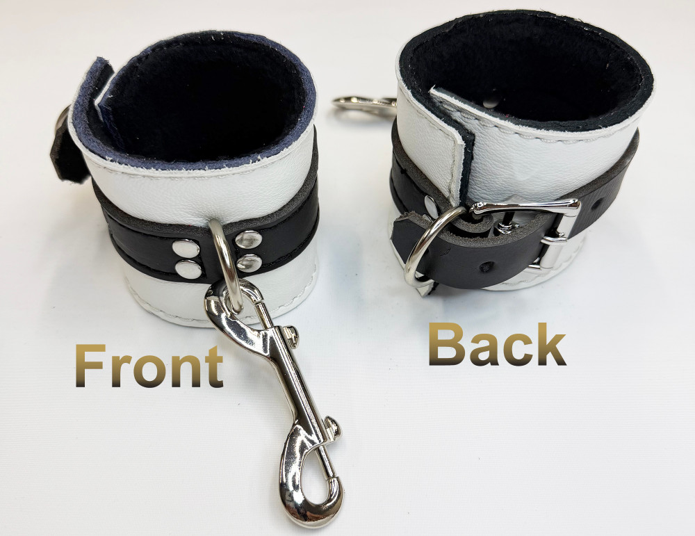 Black on white front and back