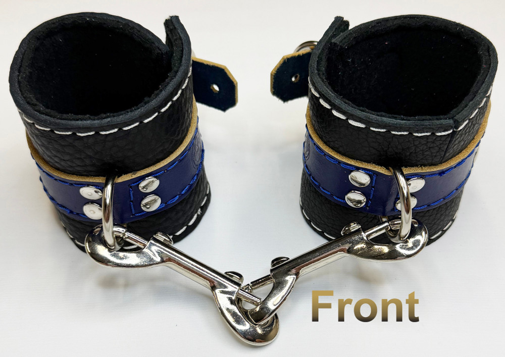 PRIDE Black on blue cuffs, linked