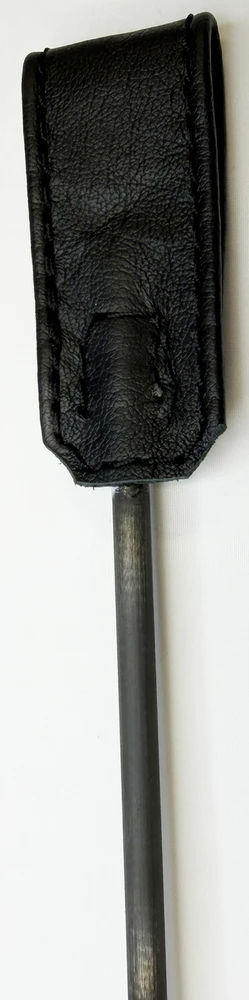 Leather Riding Crop with ridged handle