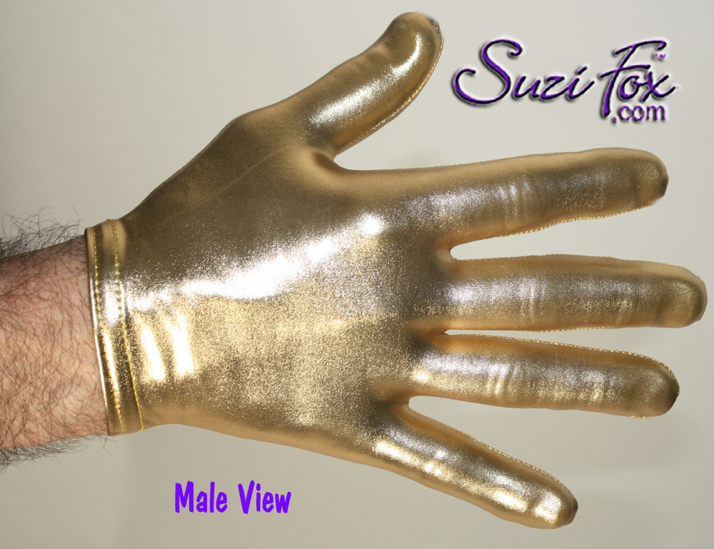 Long gloves Gucci Gold size 6.5 Inches in Synthetic - 34489294