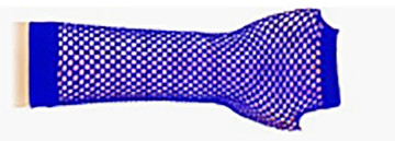 Purple Fishnet Long Gloves for Festivals, Raves, EDC gear 