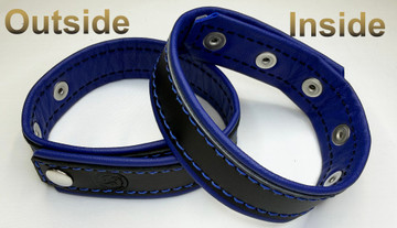Adjustable Arm Band - Black on Blue