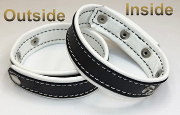 Adjustable Arm Band - Black on White