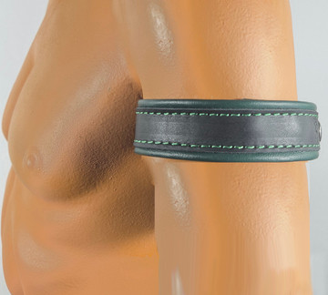 Adjustable Arm Band - Black on Turquoise