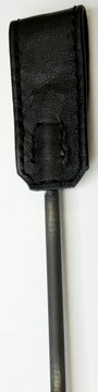 Leather Riding Crop with ridged handle