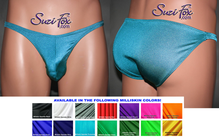 Mens Shiny Brazilian Full Pucker Bikini Briefs Soft Underwear