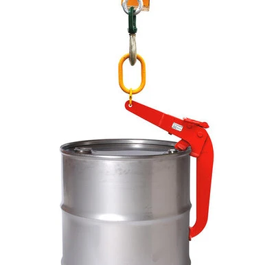 Secure Lifter Edge Grip Drum Lifter WLL 600kg with G80 Master Link & Chain Connector ...