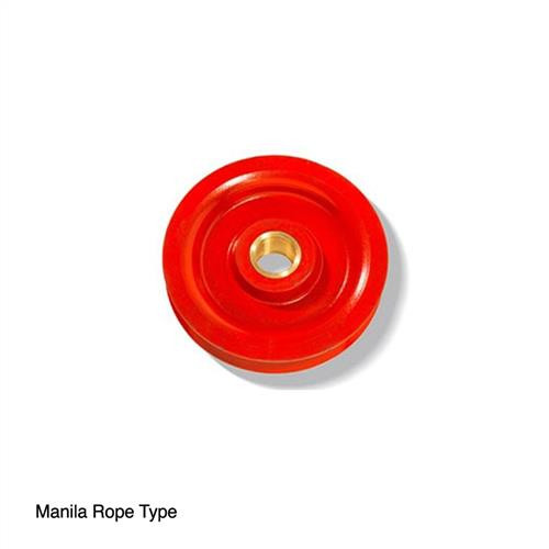 Sheave Red 2T 200mm Manila rope 32mm rope Code:070200M; Austlift