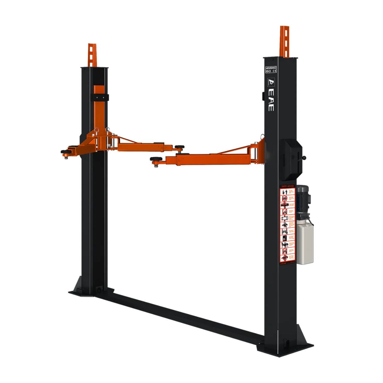 Two Post Hoist Base Plate 4,000KG EE-F9 | Low-Ceiling Vehicle Lift
