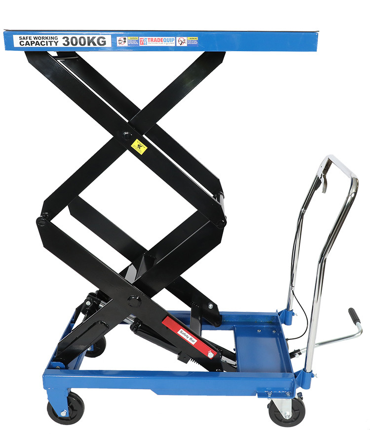 Trolley Scissor High Lift – 500kg | Heavy Duty High-Rise Lift Table ...