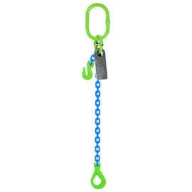 Grade 100 Chain Sling 13mm 1leg Effective Length C/W Clevis Type Grab Shortner And Clevis Self Locking Hook Tested 3M; Auslift 933313