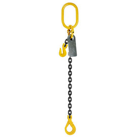 Grade 80 Chain Sling 8mm 1leg Effective Length C/W Clevis Type Grab Shortner And Clevis Self Locking Hook Tested 2M; Auslift 930812