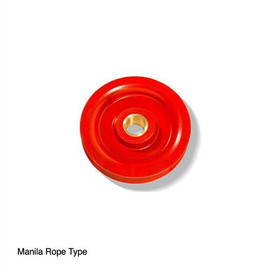 Sheave Red 0.5T 100mm Manila Rope 16mm; Auslift 070100M