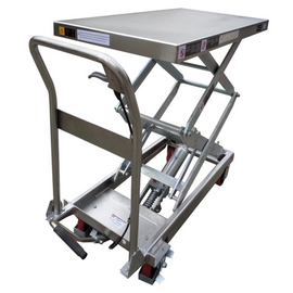 350kg - Stainless Steel Top - Scissor Lift Table - Manual; TFD35S